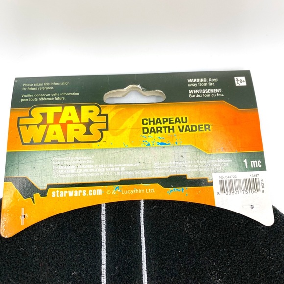 New Unisex Disney Star Wars Darth Vader Laplander Hat Beanie Size OSFM - Picture 6 of 7